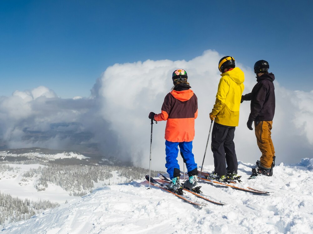 In skiing you wear two sale