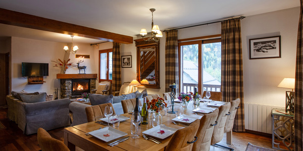 Chalet Lucette dining