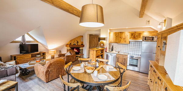 Edelweiss kitchen, lounge and dining