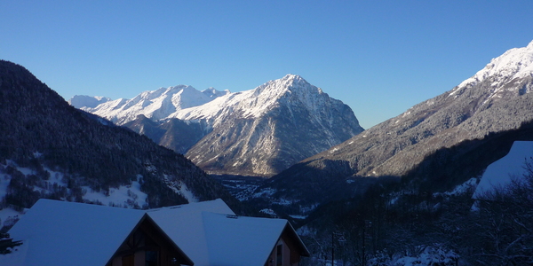 View down the valley