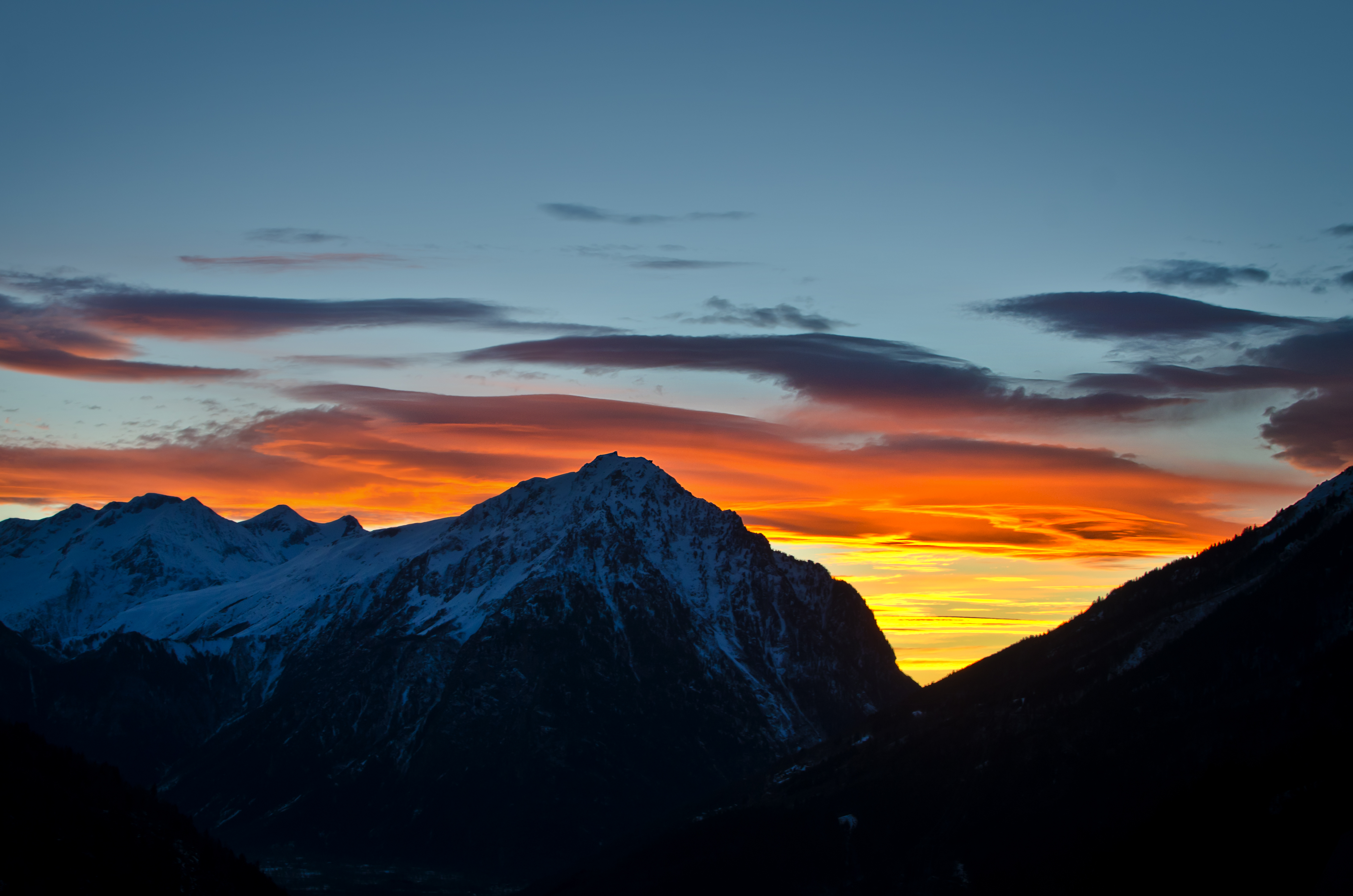 Vaujany sunset
