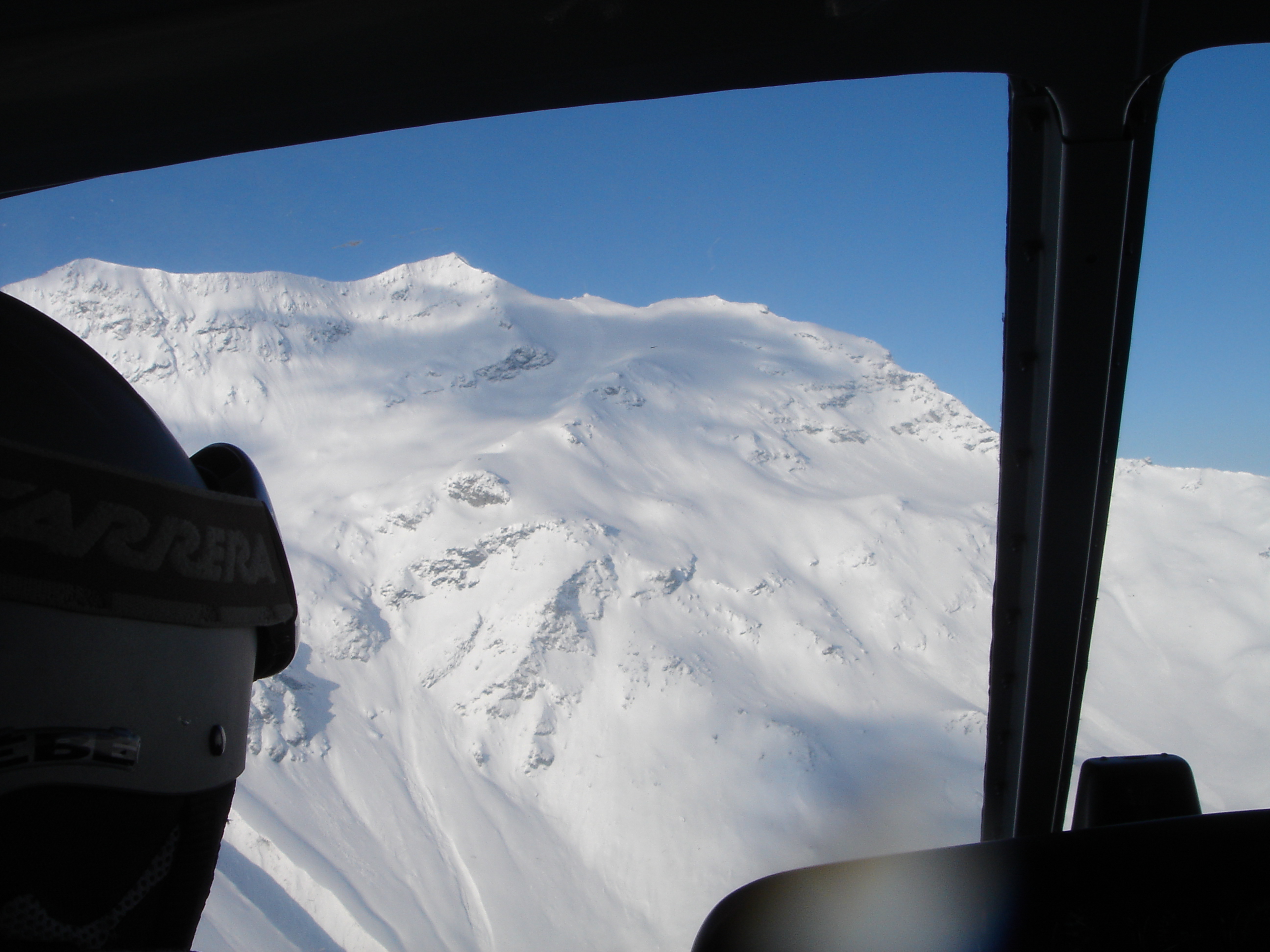 Inside the Helicopter