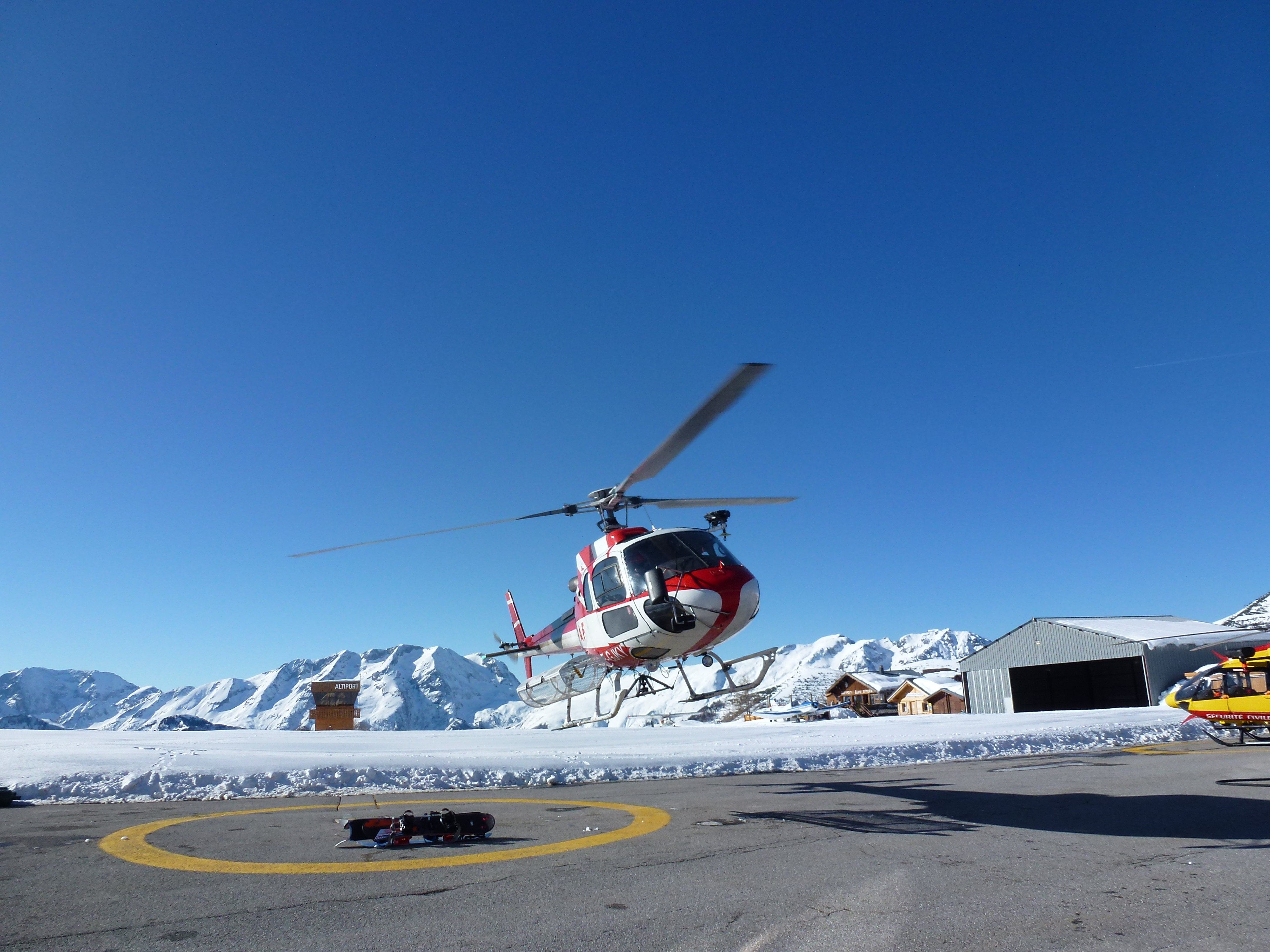 Helicopter landing