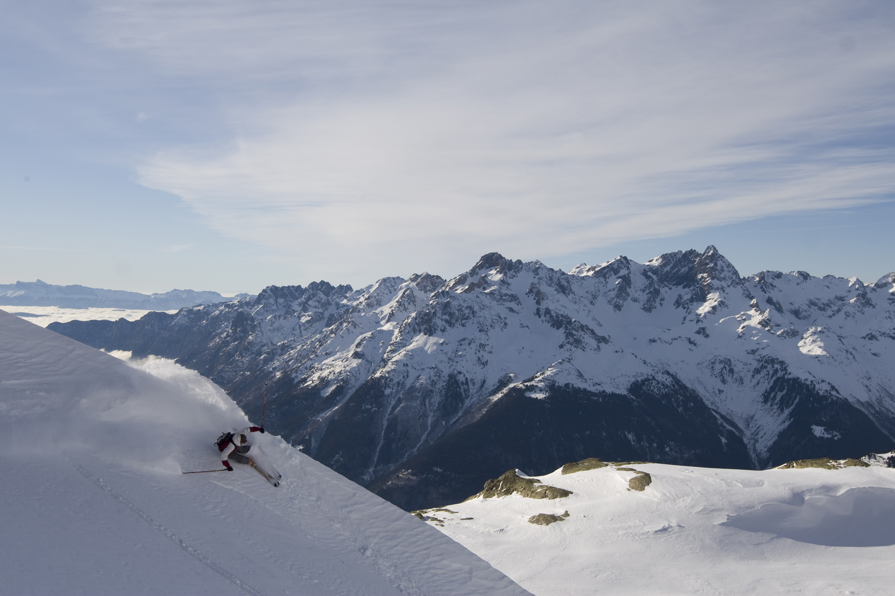 Skiing on the edge